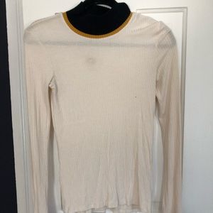 Cream turtle neck